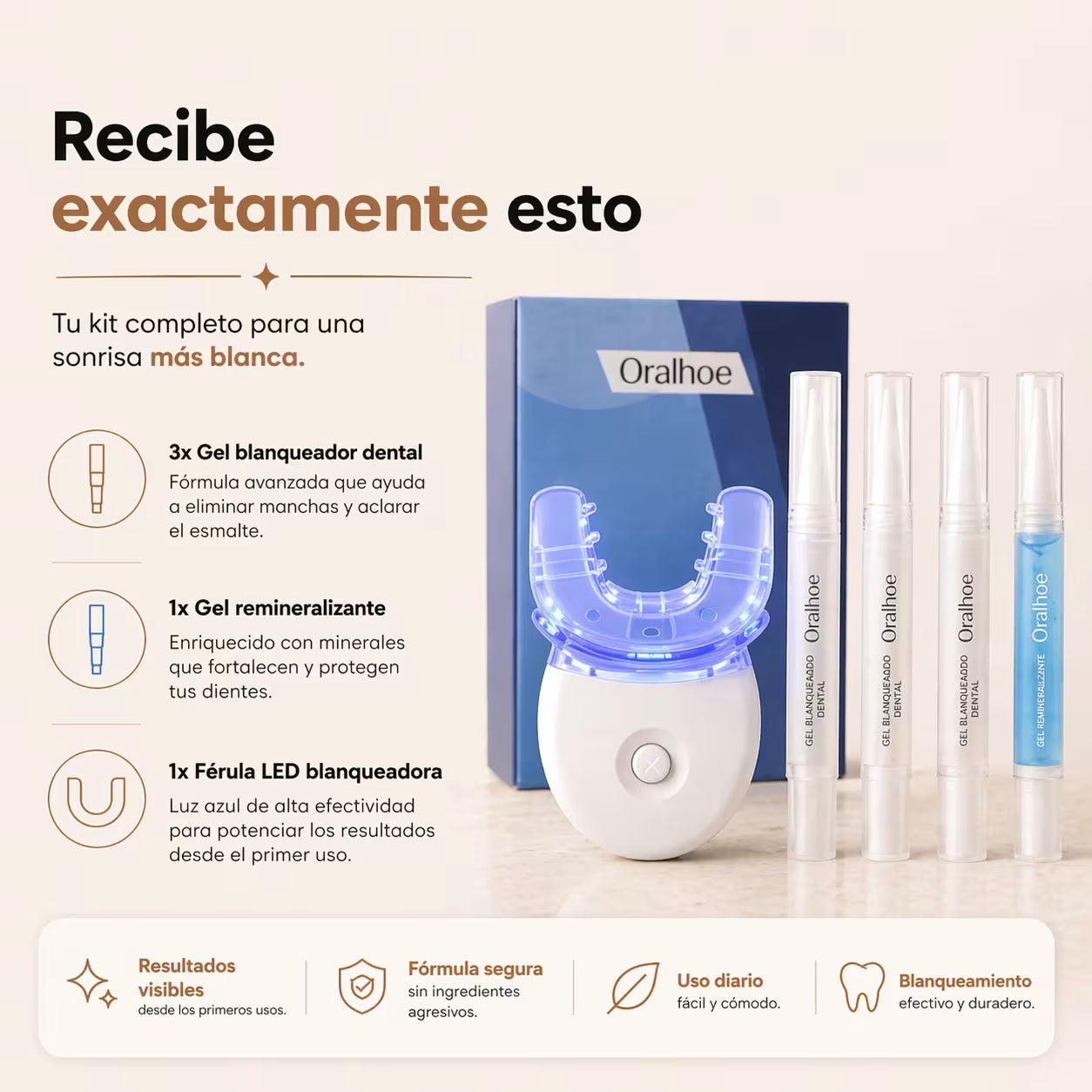 Sereno White™ – Blanquea tus dientes desde casa en 10–15 minutos al día