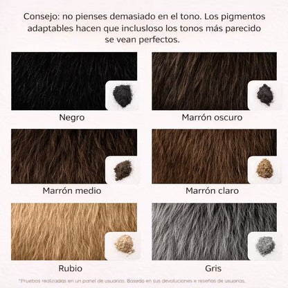 Sereno Volumen™ — Cubre canas, rellena raíces y añade volumen en 10 segundos