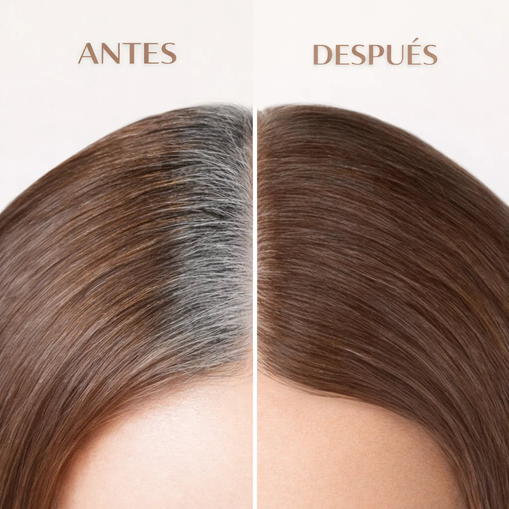 Sereno Volumen™ — Cubre canas, rellena raíces y añade volumen en 10 segundos