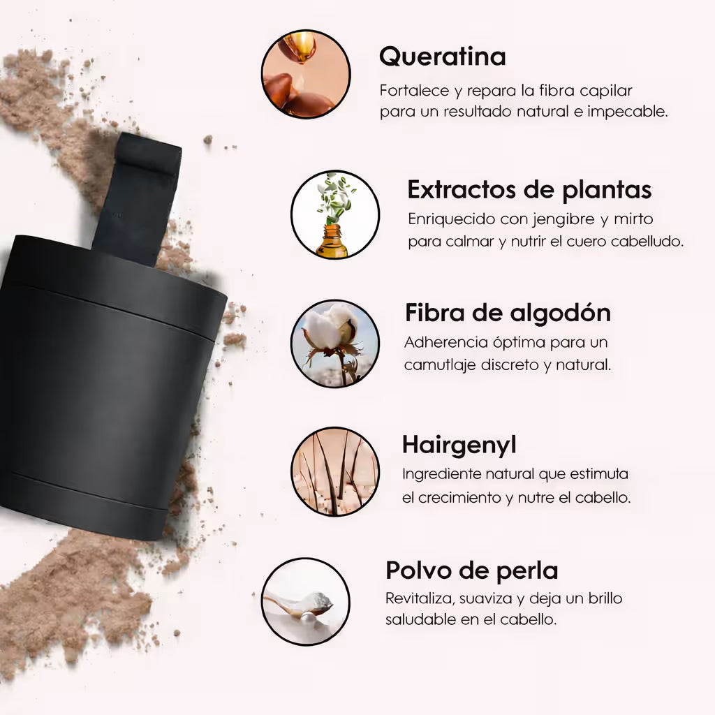 Sereno Volumen™ — Cubre canas, rellena raíces y añade volumen en 10 segundos